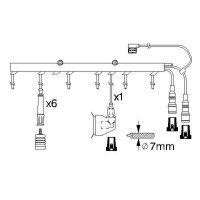 BOSCH 0 986 356 323 Zündleitungssatz