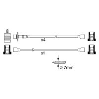 BOSCH 0 986 356 370 Zündleitungssatz