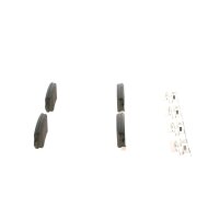 BOSCH 0 986 424 124 Bremsbelagsatz, Scheibenbremse
