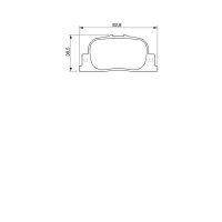 BOSCH 0 986 424 730 Bremsbelagsatz, Scheibenbremse