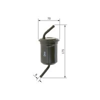 BOSCH 0 986 450 108 Kraftstofffilter