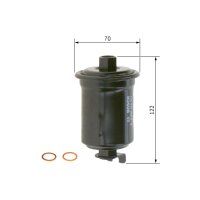BOSCH 0 986 450 221 Kraftstofffilter