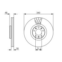 BOSCH 0 986 479 092 Bremsscheibe