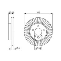 BOSCH 0 986 479 154 Bremsscheibe