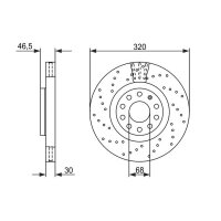 BOSCH 0 986 479 258 Bremsscheibe
