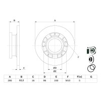 BOSCH 0 986 479 401 Bremsscheibe