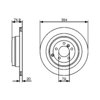 BOSCH 0 986 479 479 Bremsscheibe