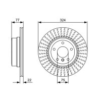 BOSCH 0 986 479 569 Bremsscheibe