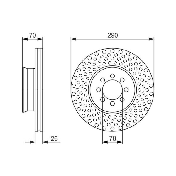 BOSCH 0 986 479 602 Bremsscheibe