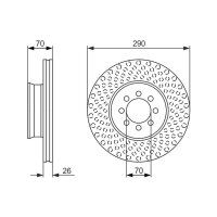 BOSCH 0 986 479 602 Bremsscheibe