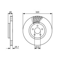 BOSCH 0 986 479 660 Bremsscheibe