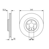 BOSCH 0 986 479 747 Bremsscheibe