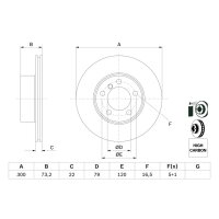BOSCH 0 986 479 A18 Bremsscheibe