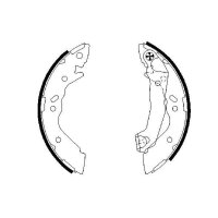 BOSCH 0 986 487 581 Bremsbackensatz