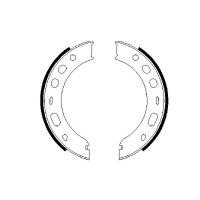BOSCH 0 986 487 706 Bremsbackensatz, Feststellbremse