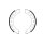 BOSCH 0 986 487 706 Bremsbackensatz, Feststellbremse