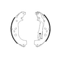 BOSCH 0 986 487 717 Bremsbackensatz
