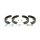 BOSCH 0 986 487 725 Bremsbackensatz, Feststellbremse