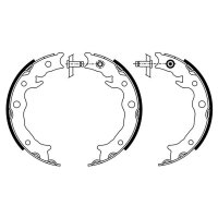 BOSCH 0 986 487 933 Bremsbackensatz, Feststellbremse