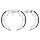 BOSCH 0 986 487 933 Bremsbackensatz, Feststellbremse
