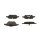 BOSCH 0 986 494 209 Bremsbelagsatz, Scheibenbremse