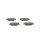 BOSCH 0 986 494 224 Bremsbelagsatz, Scheibenbremse