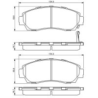 BOSCH 0 986 494 308 Bremsbelagsatz, Scheibenbremse