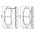 BOSCH 0 986 494 308 Bremsbelagsatz, Scheibenbremse