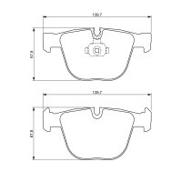BOSCH 0 986 494 325 Bremsbelagsatz, Scheibenbremse