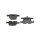 BOSCH 0 986 494 325 Bremsbelagsatz, Scheibenbremse