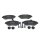 BOSCH 0 986 494 334 Bremsbelagsatz, Scheibenbremse