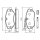 BOSCH 0 986 494 334 Bremsbelagsatz, Scheibenbremse