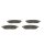 BOSCH 0 986 494 370 Bremsbelagsatz, Scheibenbremse