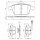 BOSCH 0 986 494 372 Bremsbelagsatz, Scheibenbremse