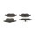BOSCH 0 986 494 401 Bremsbelagsatz, Scheibenbremse