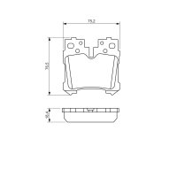 BOSCH 0 986 494 424 Bremsbelagsatz, Scheibenbremse