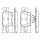 BOSCH 0 986 494 487 Bremsbelagsatz, Scheibenbremse