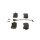 BOSCH 0 986 494 488 Bremsbelagsatz, Scheibenbremse