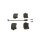 BOSCH 0 986 494 488 Bremsbelagsatz, Scheibenbremse