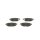 BOSCH 0 986 494 496 Bremsbelagsatz, Scheibenbremse