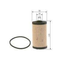 BOSCH 1 457 431 158 Kraftstofffilter