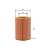 BOSCH 1 457 433 044 Luftfilter