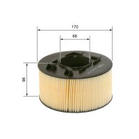 BOSCH 1 457 433 093 Luftfilter