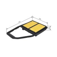 BOSCH 1 457 433 322 Luftfilter