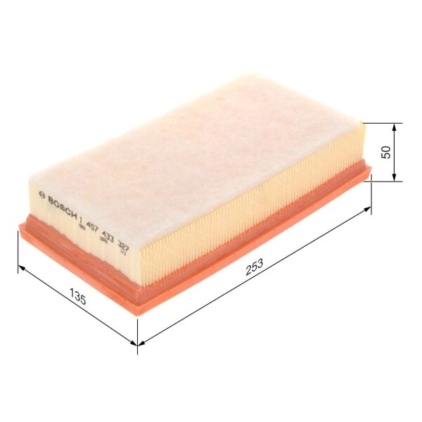 BOSCH 1 457 433 327 Luftfilter