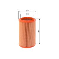 BOSCH 1 457 433 791 Luftfilter