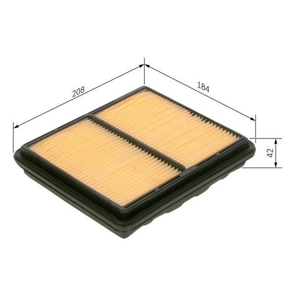BOSCH 1 457 433 951 Luftfilter