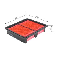 BOSCH 1 457 433 955 Luftfilter