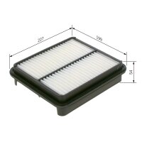 BOSCH 1 457 433 956 Luftfilter