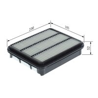 BOSCH 1 457 433 968 Luftfilter